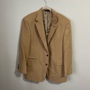 Camel hair blazer